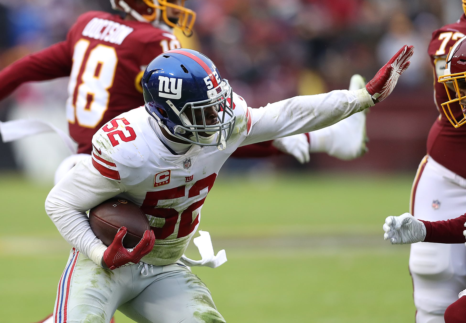 New York Giants game balls in 40-16 victory over Washington Redskins