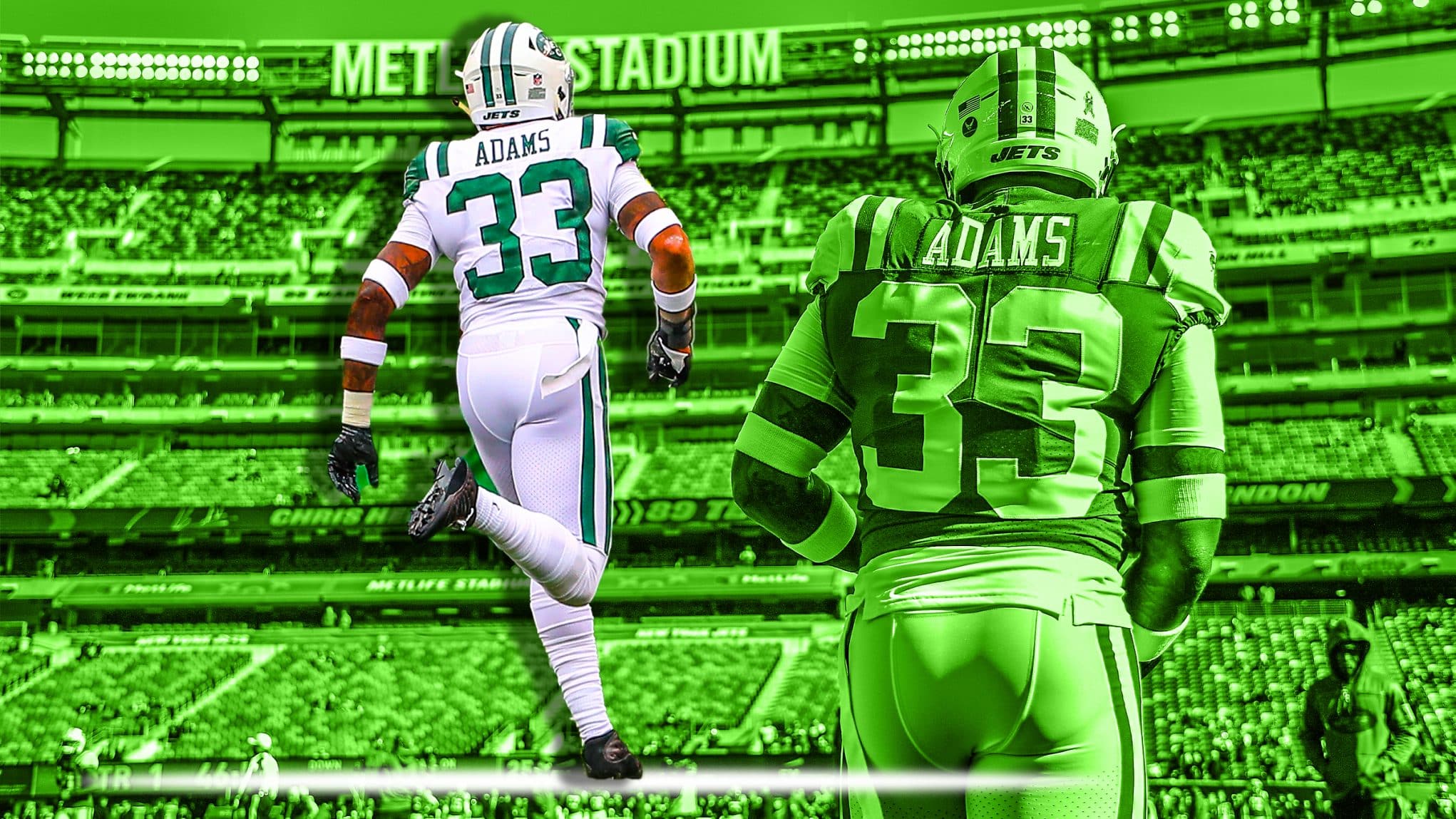 jamal adams color rush jersey