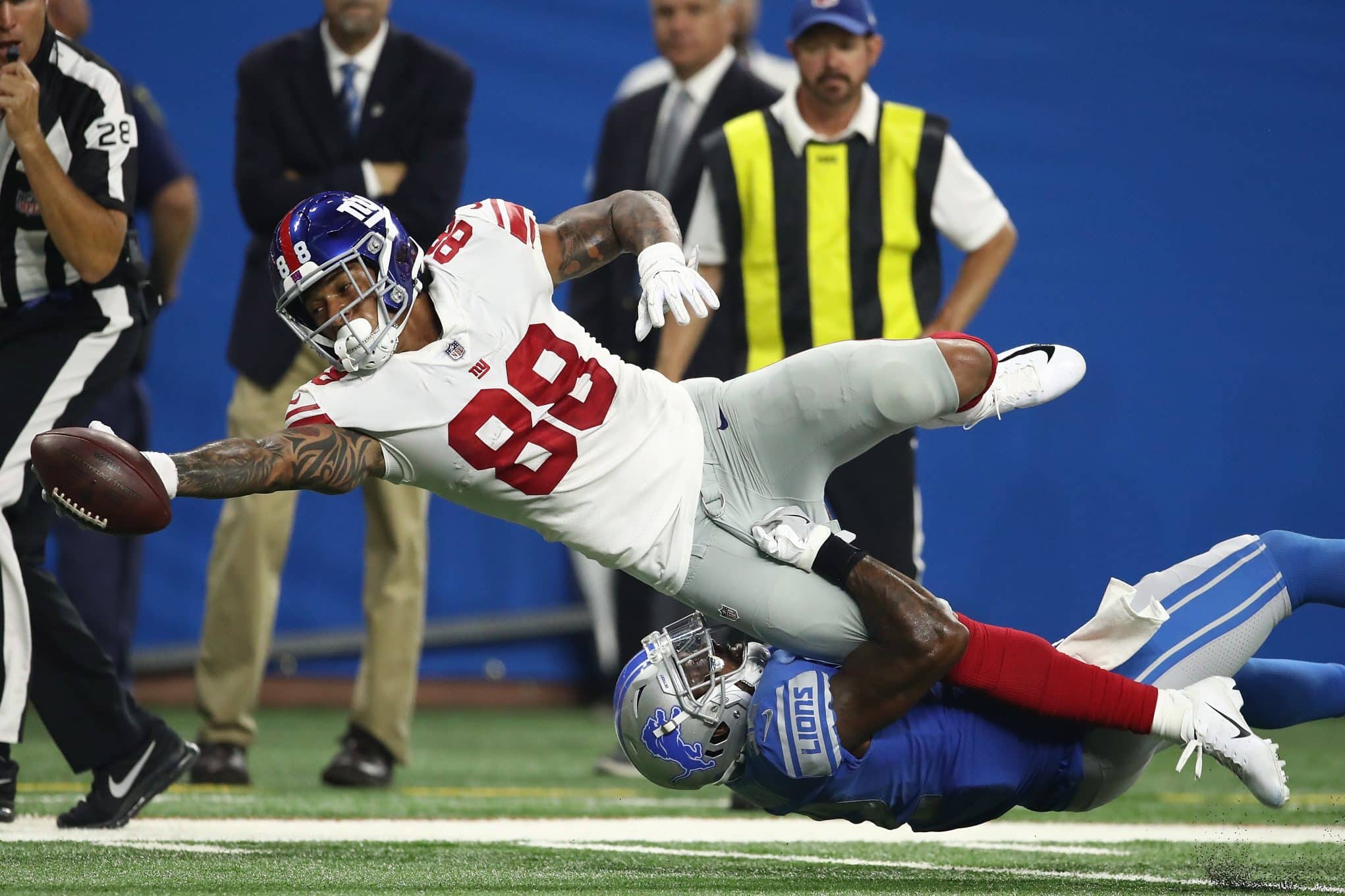 Giants Sputter Against Lions in Odell Beckham Jr.'s Return - The New York  Times