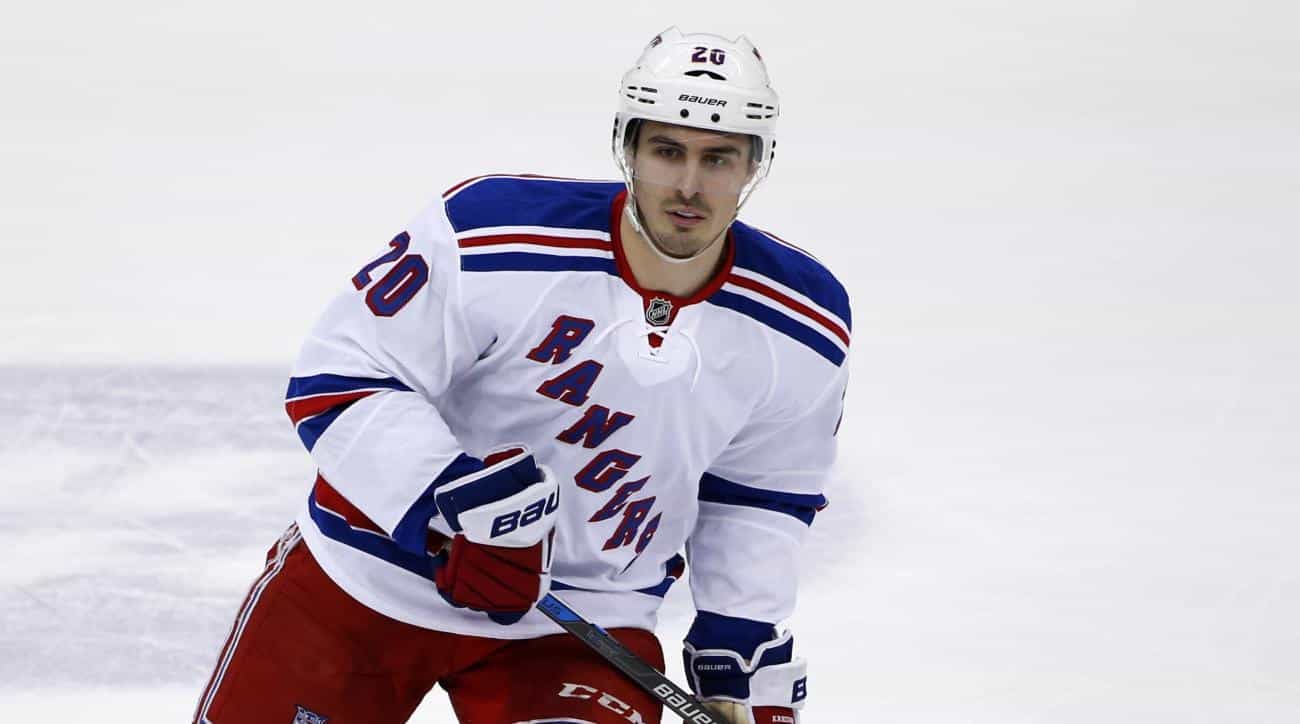 Rangers forward Chris Kreider out Thursday with injury