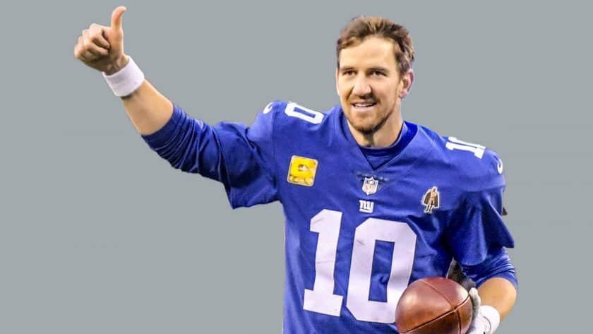 eli manning shirt off