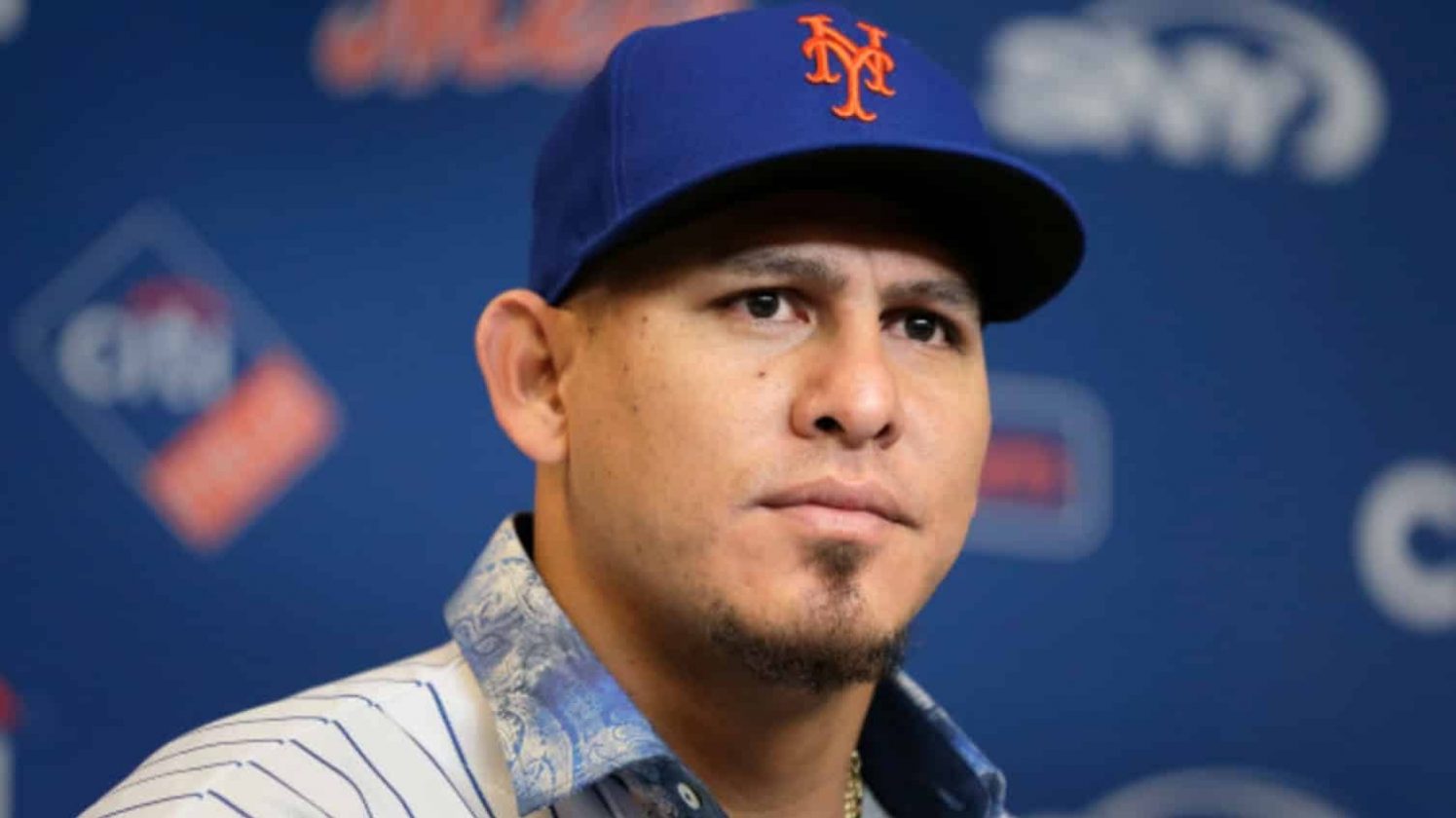New York Mets video Wilson Ramos learns of pregnancy in ondeck circle(02)