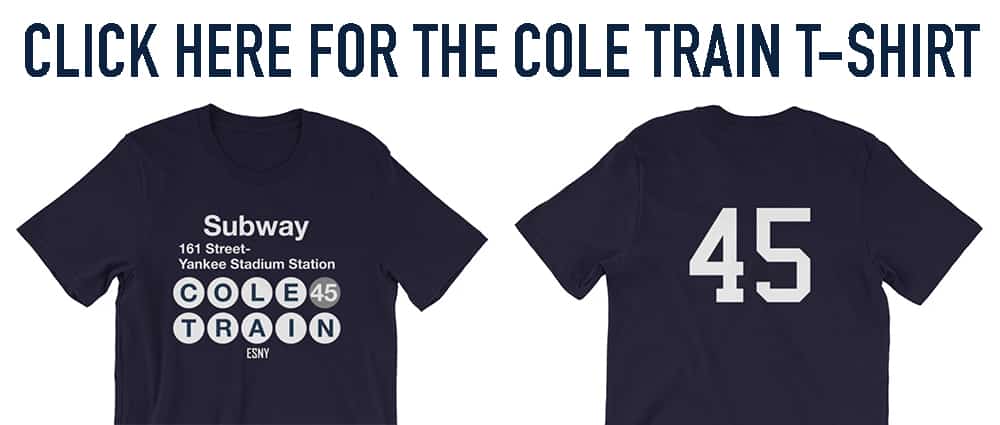 Cole Train Shirt  Gerrit Cole New York Baseball RotoWear