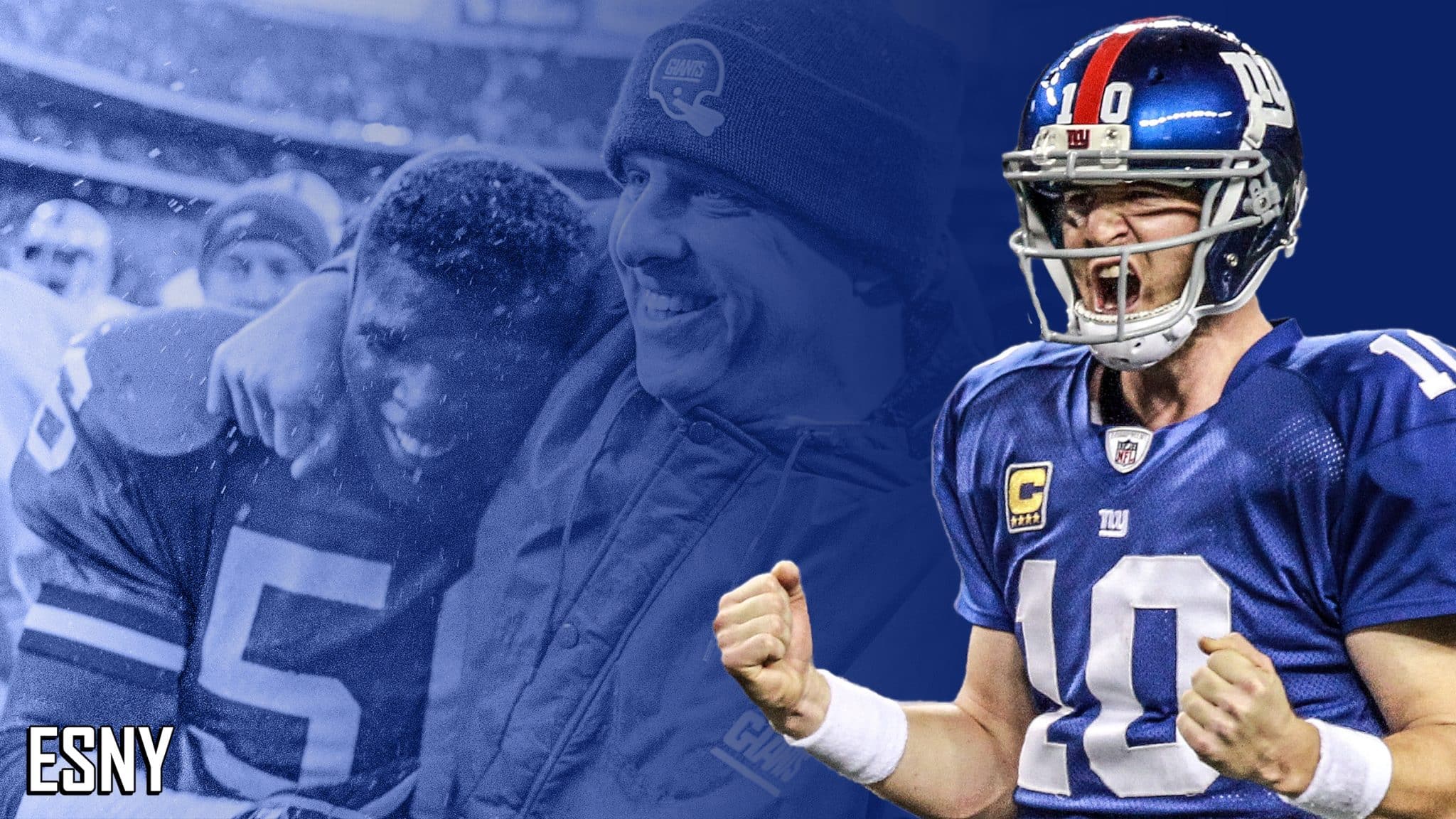 Eli Manning, Lawrence Taylor Bill Pacells
