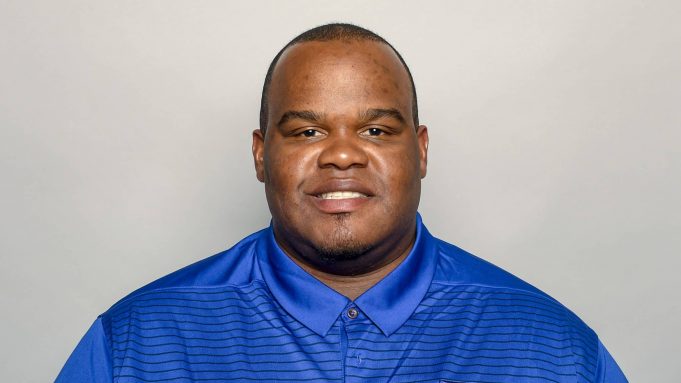 This is a 2018 photo of Lunda Wells of the New York Giants NFL football team. This image reflects the New York Giants active roster as of Friday, April 27, 2018 when this image was taken.