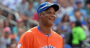 NEW YORK, NY - JULY 14: Former professional baseball player Darryl Strawberry attends the Taco Bell All-Star Legends & Celebrity Softball Game at Citi Field on July 14, 2013 in New York City.