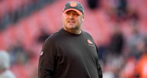 CLEVELAND, OHIO - DECEMBER 22: Head coach Freddie Kitchens of the Cleveland Browns looks on prior to the game against the Baltimore Ravens at FirstEnergy Stadium on December 22, 2019 in Cleveland, Ohio.