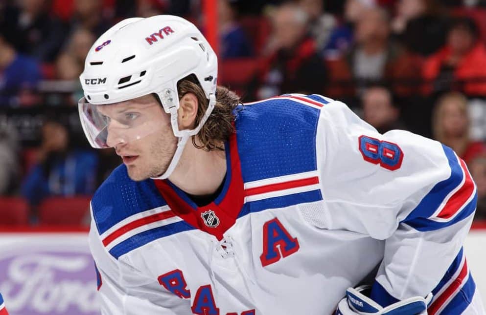 Jacob Trouba of the New York Rangers poses for a portrait at the NHL  News Photo - Getty Images