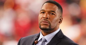 SANTA CLARA, CALIFORNIA - JANUARY 19: TV personality Michael Strahan looks on prior to the NFC Championship game between the San Francisco 49ers and the Green Bay Packers at Levi's Stadium on January 19, 2020 in Santa Clara, California.