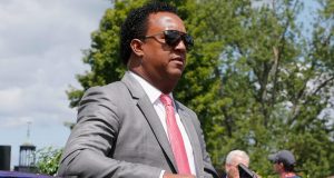 COOPERSTOWN, NY - JULY 29: Hall of Famer Pedro Martinez at Clark Sports Center during the Baseball Hall of Fame induction ceremony on July 29, 2018 in Cooperstown, New York.