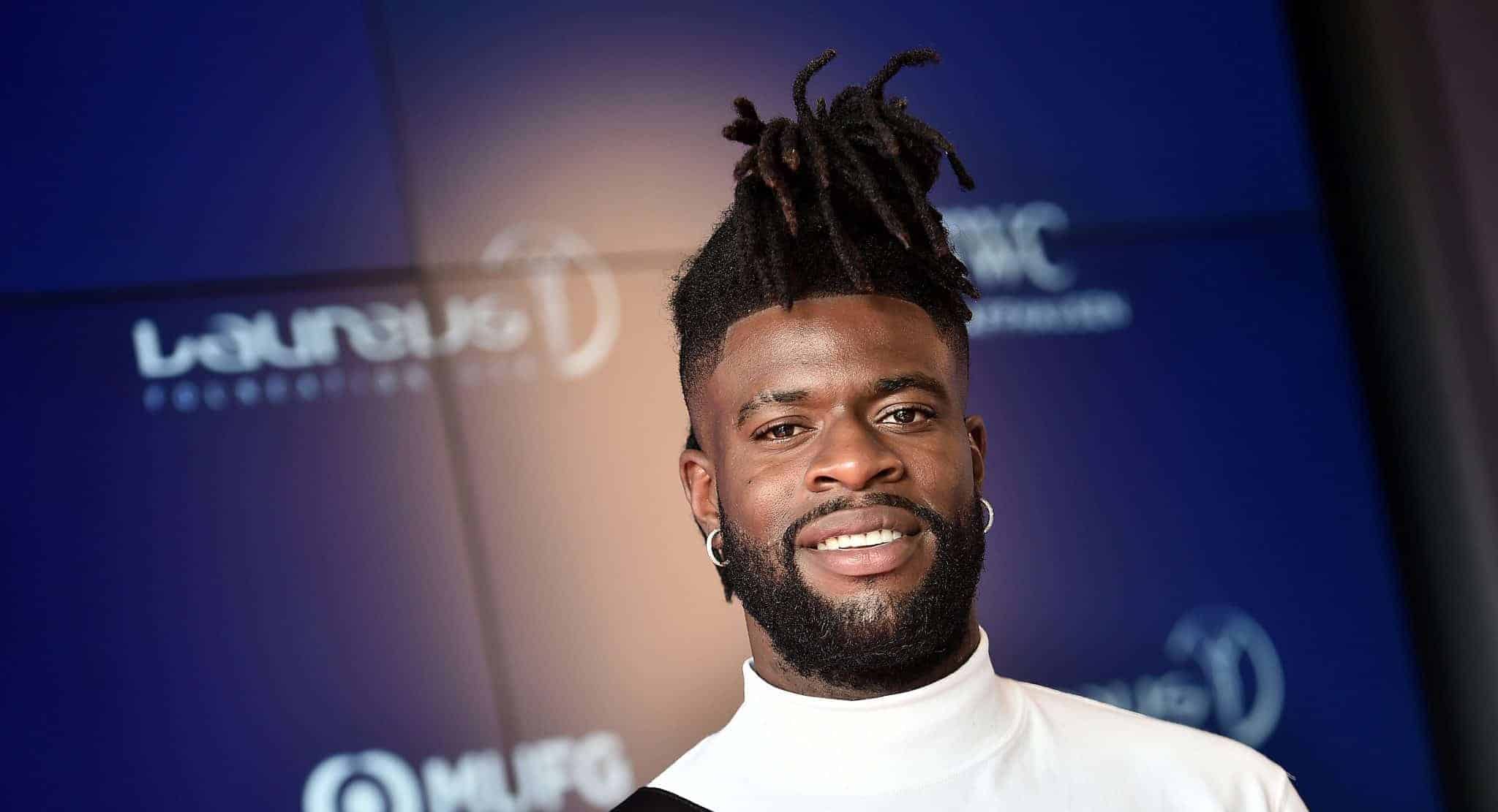 NEW YORK, NEW YORK - SEPTEMBER 10: Reggie Bullock attends the 2019 Laureus Fashion Show Gala during New York Fashion Week, bringing together sport and fashion to shine a light on Sport for Good at Mercedes-Benz Manhattan on September 10, 2019 in New York City.
