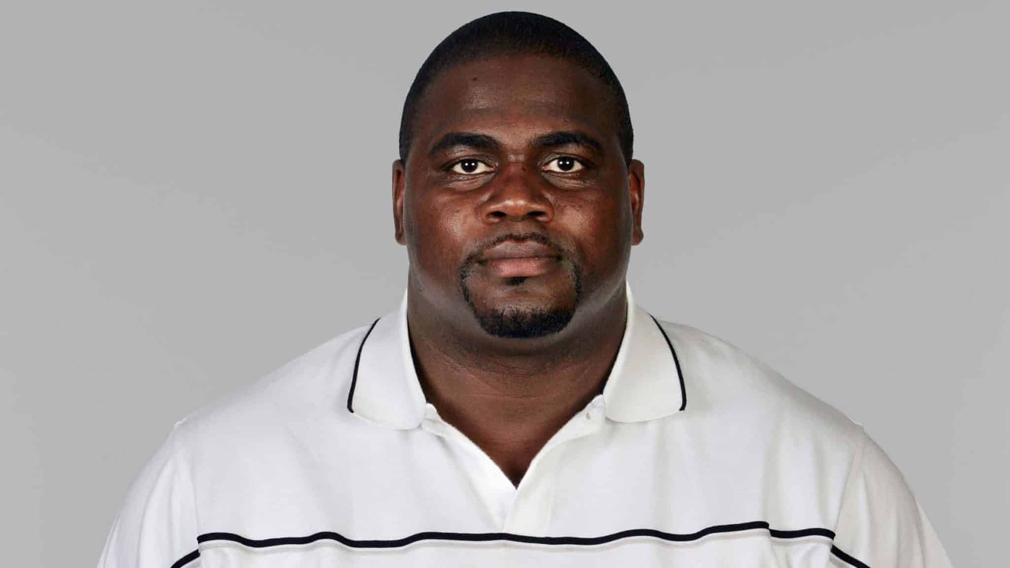FOXBOROUGH, MA - CIRCA 2011: In this handout image provided by the NFL, Pepper Johnson of the New England Patriots poses for his NFL headshot circa 2011 in Foxborough, Massachusetts.