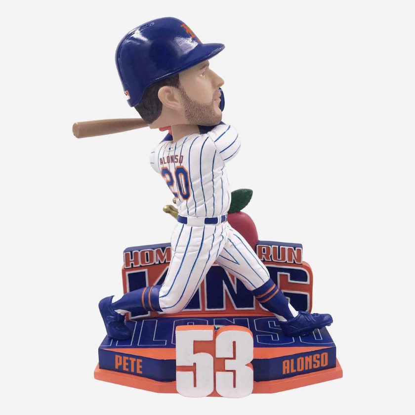 Pete Alonso New York Mets Black Jersey Bobblehead FOCO