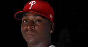 CLEARWATER, FLORIDA - FEBRUARY 19: Didi Gregorius #18 of the Philadelphia Phillies poses for a portrait during photo day at Spectrum Field on February 19, 2020 in Clearwater, Florida.