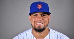 PORT ST. LUCIE, FLORIDA - FEBRUARY 20: Dellin Betances #68 of the New York Mets poses for a photo during Photo Day at Clover Park on February 20, 2020 in Port St. Lucie, Florida.