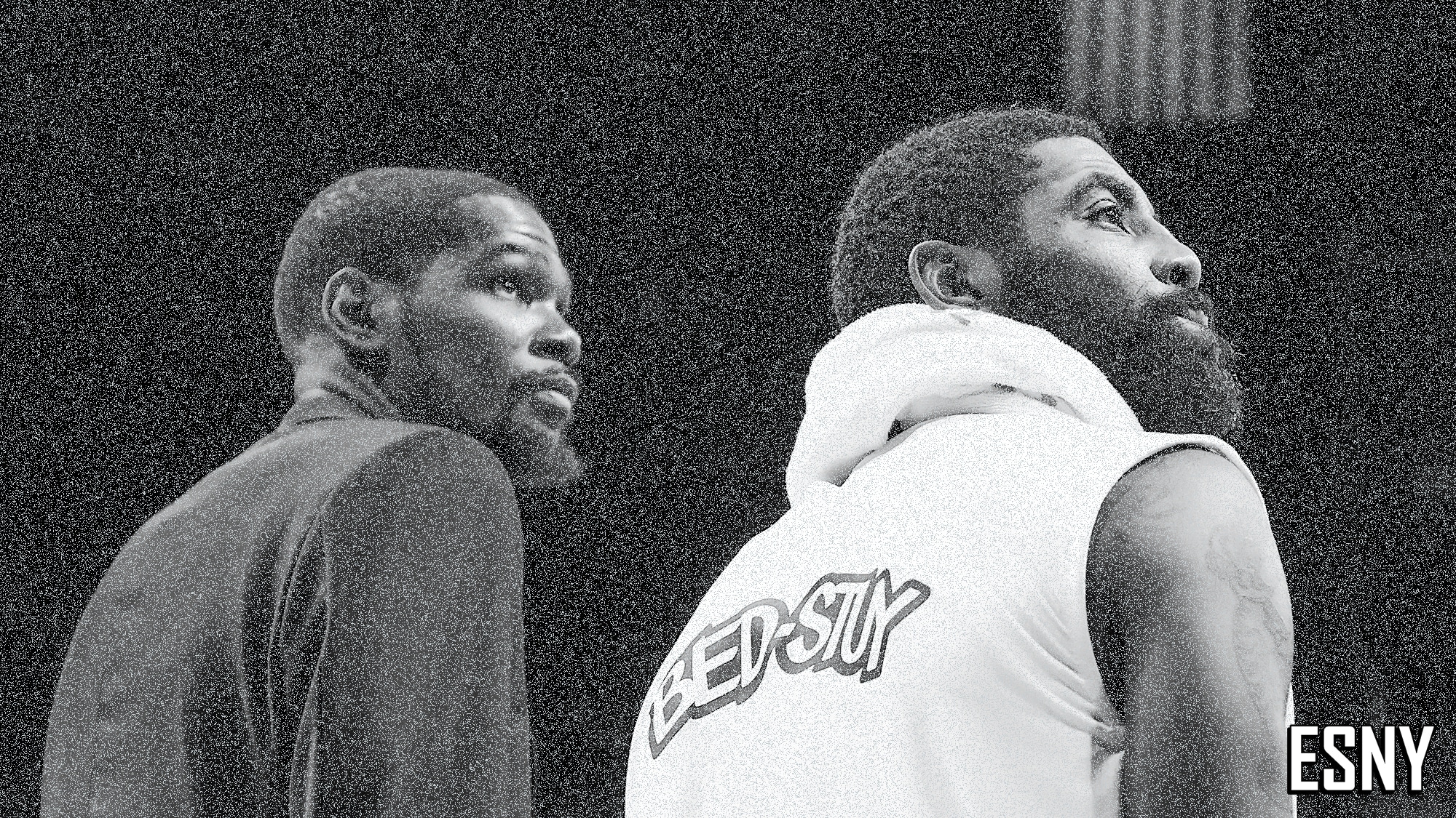Brooklyn Nets Kevin Durant. Kyrie Irving