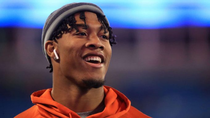 CHARLOTTE, NORTH CAROLINA - DECEMBER 07: Isaiah Simmons #11 of the Clemson Tigers during the ACC Football Championship game at Bank of America Stadium on December 07, 2019 in Charlotte, North Carolina.