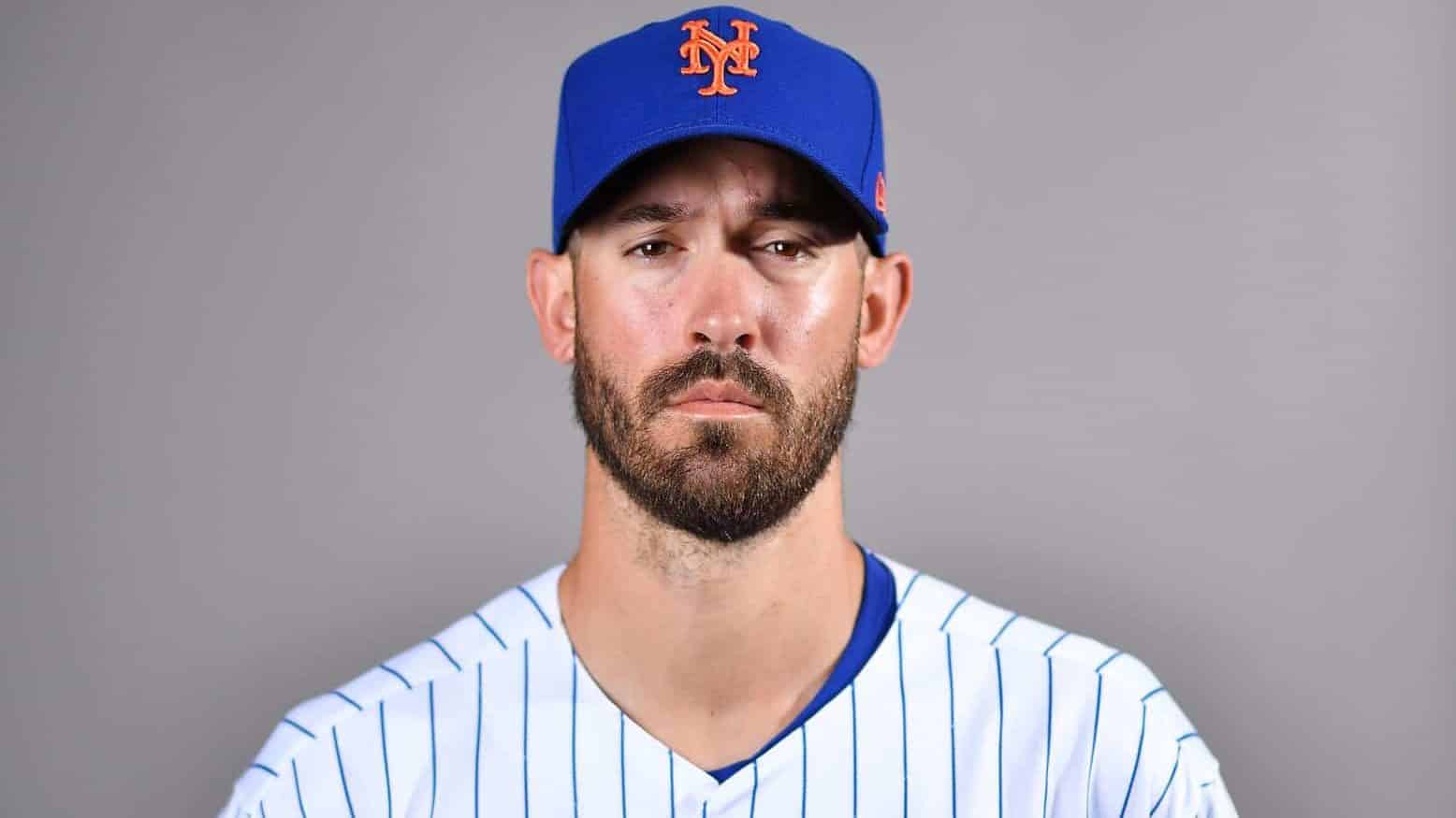 PORT ST. LUCIE, FLORIDA - FEBRUARY 20: Rick Porcello #22 of the New York Mets poses for a photo during Photo Day at Clover Park on February 20, 2020 in Port St. Lucie, Florida.