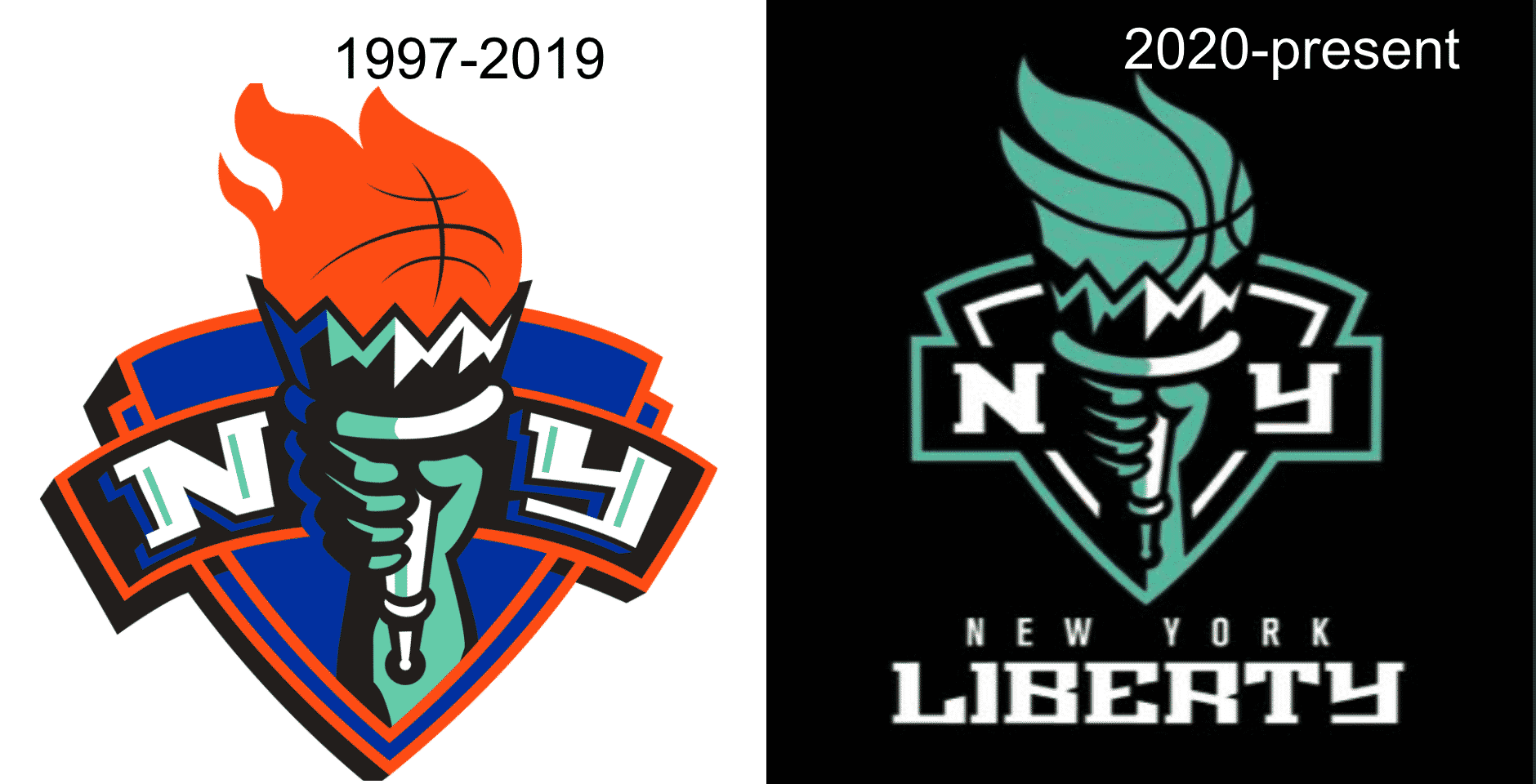 Basketball Team New York Liberty Unveils New Logo Design - Logo