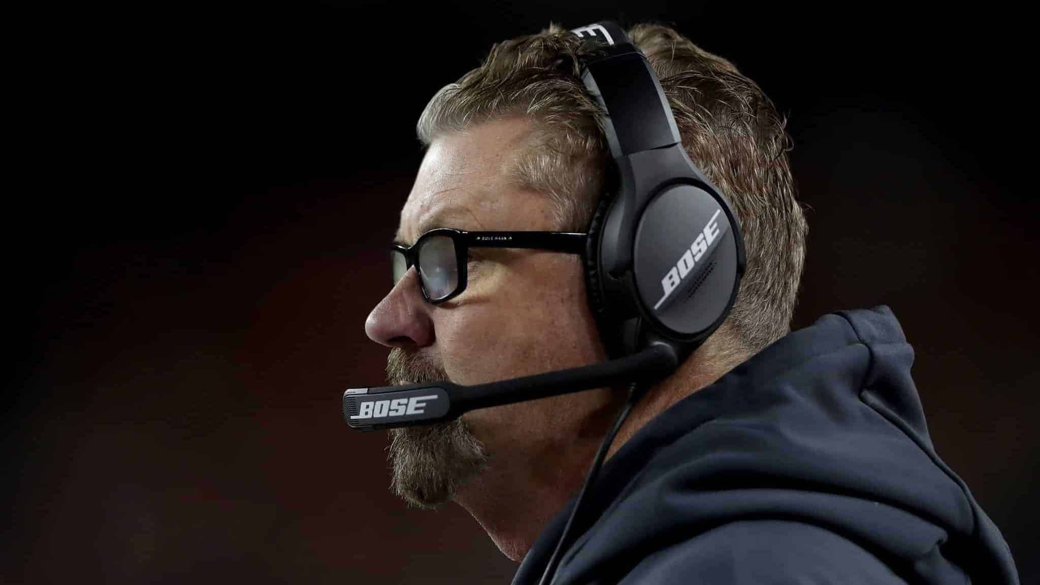 DENVER, COLORADO - DECEMBER 15: Head coach Gregg Williams of the Cleveland Browns works the sidelines while playing the Denver Broncos at Broncos Stadium at Mile High on December 15, 2018 in Denver, Colorado. New York Jets