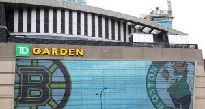 BOSTON, MASSACHUSETTS - MARCH 12: A view outside of TD Garden, the venue that hosts the Boston Bruins and Boston Celtics on March 12, 2020 in Boston, Massachusetts. It has been announced that NBA and NHL seasons have been suspended due to COVID-19 with hopes of returning later in the spring. The NBA, NHL, NCAA and MLB have all announced cancellations or postponements of events because of the virus.