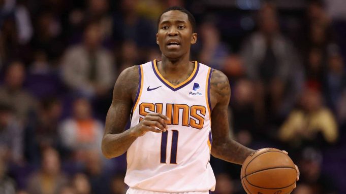PHOENIX, ARIZONA - DECEMBER 13: Jamal Crawford #11 of the Phoenix Suns handles the ball during the NBA game against the Dallas Mavericks at Talking Stick Resort Arena on December 13, 2018 in Phoenix, Arizona. The Suns defeated the Mavericks 99-89. NOTE TO USER: User expressly acknowledges and agrees that, by downloading and or using this photograph, User is consenting to the terms and conditions of the Getty Images License Agreement.