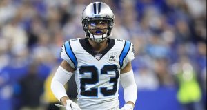 INDIANAPOLIS, INDIANA - DECEMBER 22: Javien Elliott #23 of the Carolina Panthers against the Indianapolis Colts at Lucas Oil Stadium on December 22, 2019 in Indianapolis, Indiana.