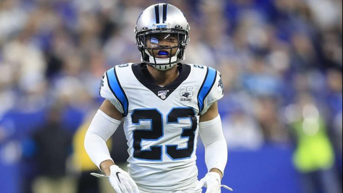 INDIANAPOLIS, INDIANA - DECEMBER 22: Javien Elliott #23 of the Carolina Panthers against the Indianapolis Colts at Lucas Oil Stadium on December 22, 2019 in Indianapolis, Indiana.
