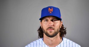 PORT ST. LUCIE, FLORIDA - FEBRUARY 20: Jake Marisnick #16 of the New York Mets poses for a photo during Photo Day at Clover Park on February 20, 2020 in Port St. Lucie, Florida.