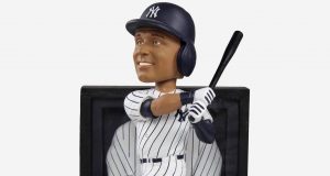Derek Jeter New York Yankees Framed Showcase Bobblehead by FOCO
