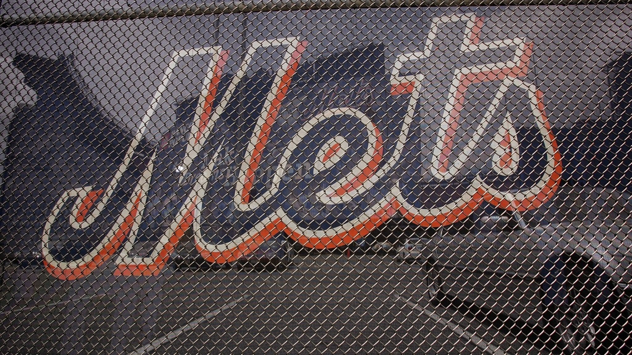 NEW YORK - JUNE 13: The Mets team logo is displayed at Shea Stadium, home of the New York Mets baseball team, June 13, 2005 in the Queens borough of New York City. In the latest attempt for New York to salvage the 2012 Olympic bid for the city, Mayor Michael Bloomberg has committed to a plan that would help the Mets build a new stadium that could be converted for use in the Olympics if New York were to win their bid. The new stadium, which would be built adjacent to the current Shea Stadium. Steve Cohen