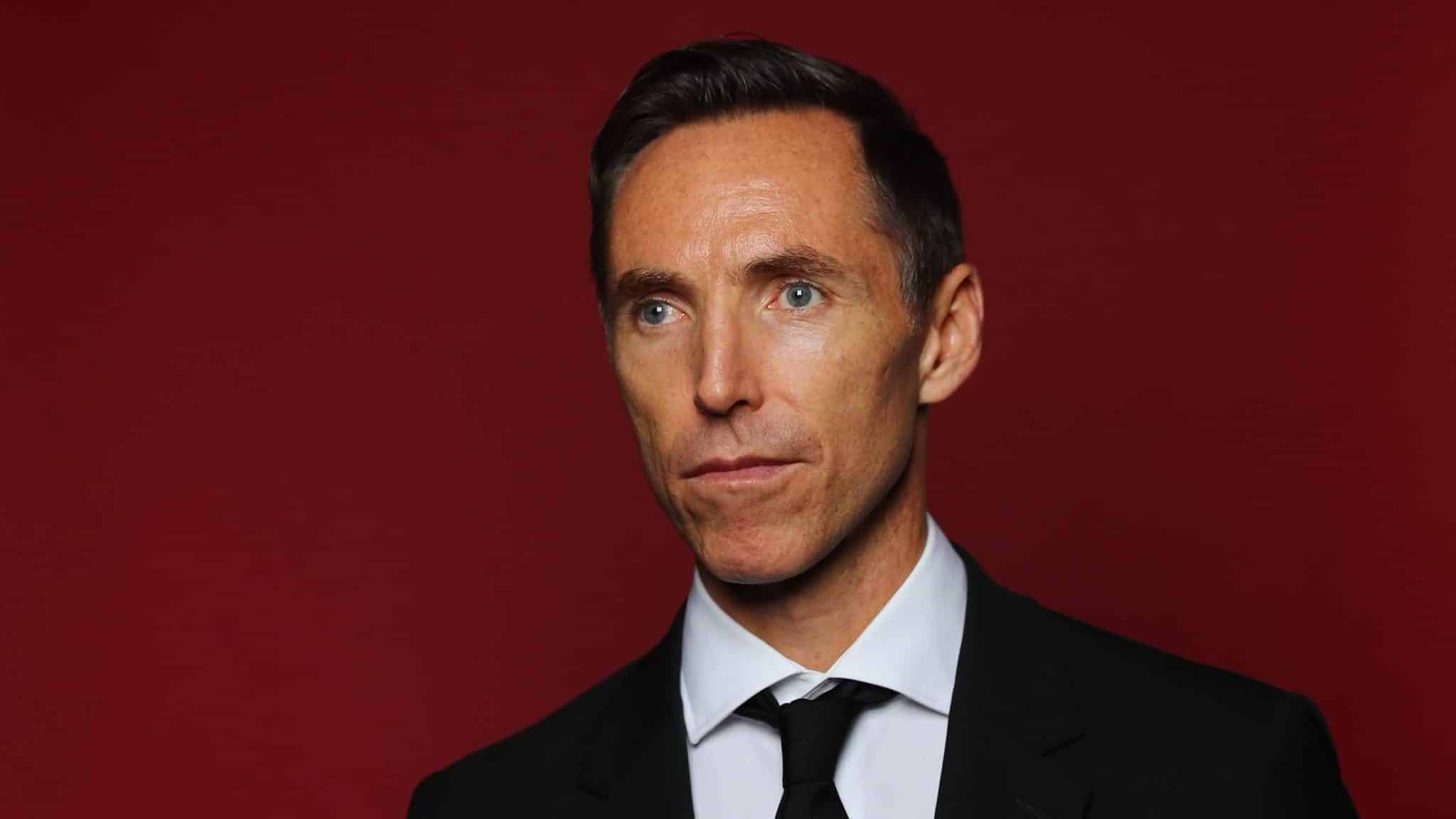 SPRINGFIELD, MA - SEPTEMBER 07: Steve Nash poses for a portrait at the Naismith Memorial Basketball Hall of Fame on September 7, 2018 in Springfield, Massachusetts.