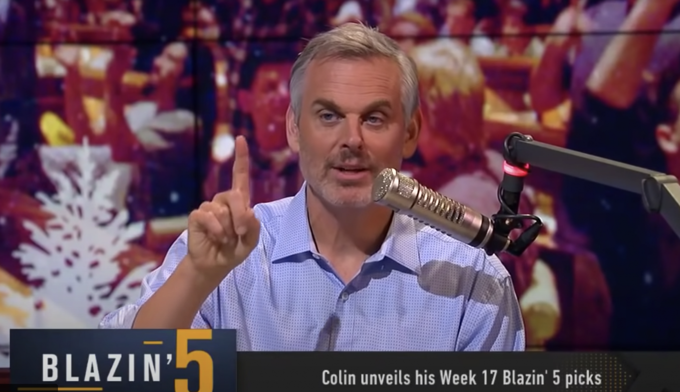 Colin Cowherd's Week 17 Blazing 5 Picks