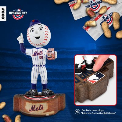 Mr Met New York Mets Memorial Day Mascot Bobblehead FOCO