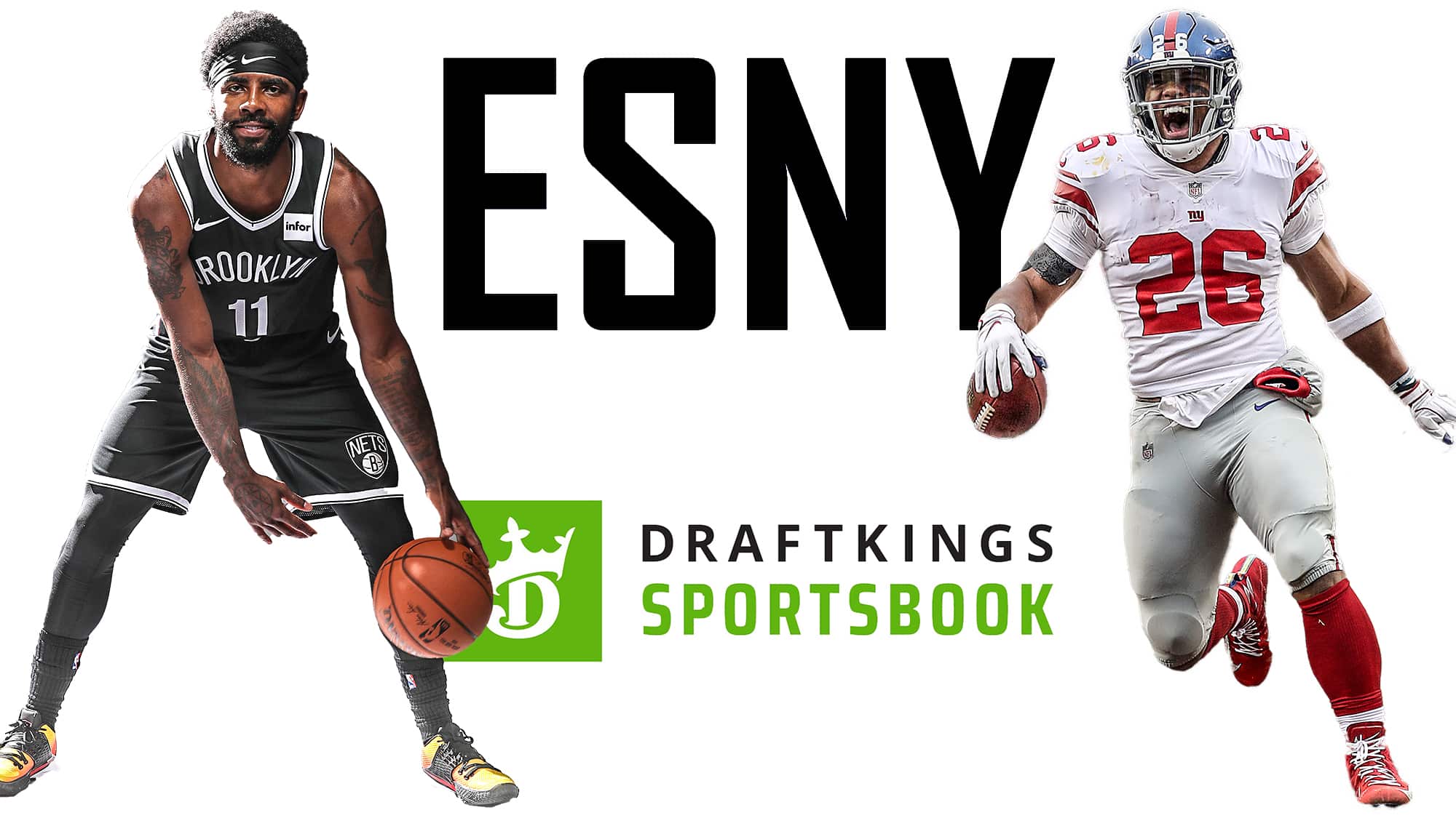 ESNY, DraftKings Sportsbook, Kyrie Irving, Saquon Barkley