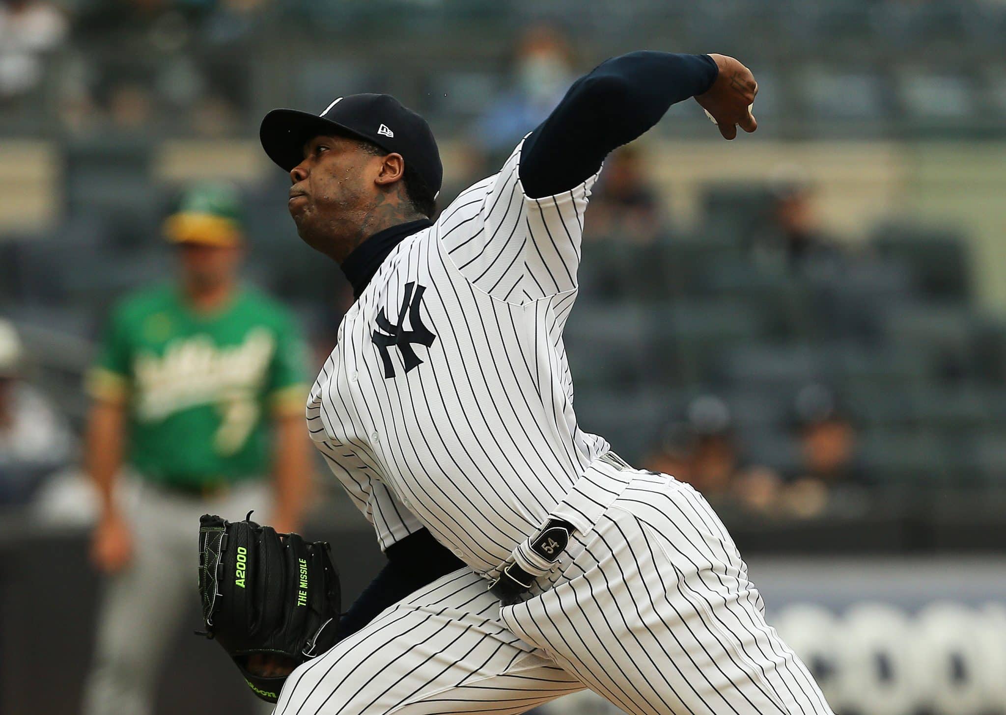 Aroldis Chapman New York Yankees Grey Jersey