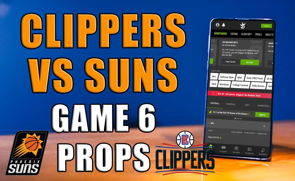 clippers suns props game 6