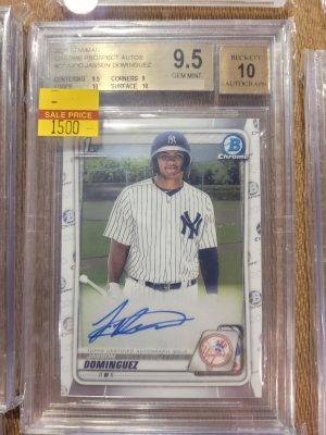 Are you taking out a mortgage to buy a Jasson Dominguez card?