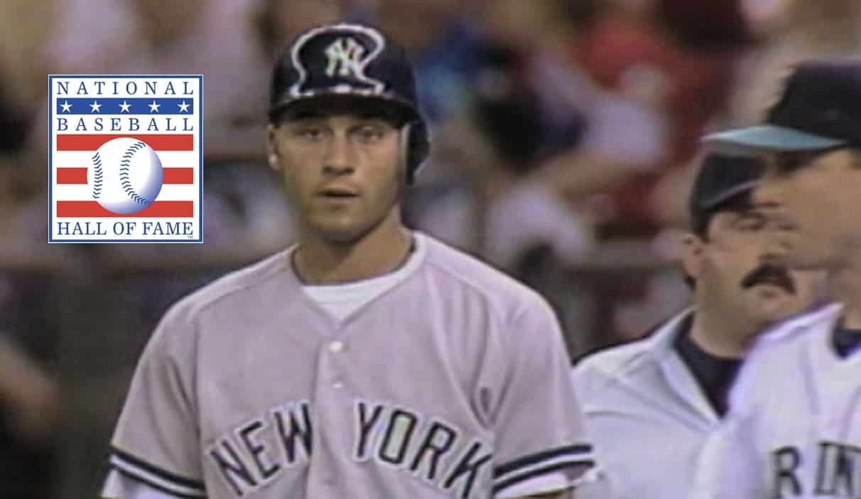 Derek Jeter New York Yankees Signed OMLB HOF Baseball Cooperstown