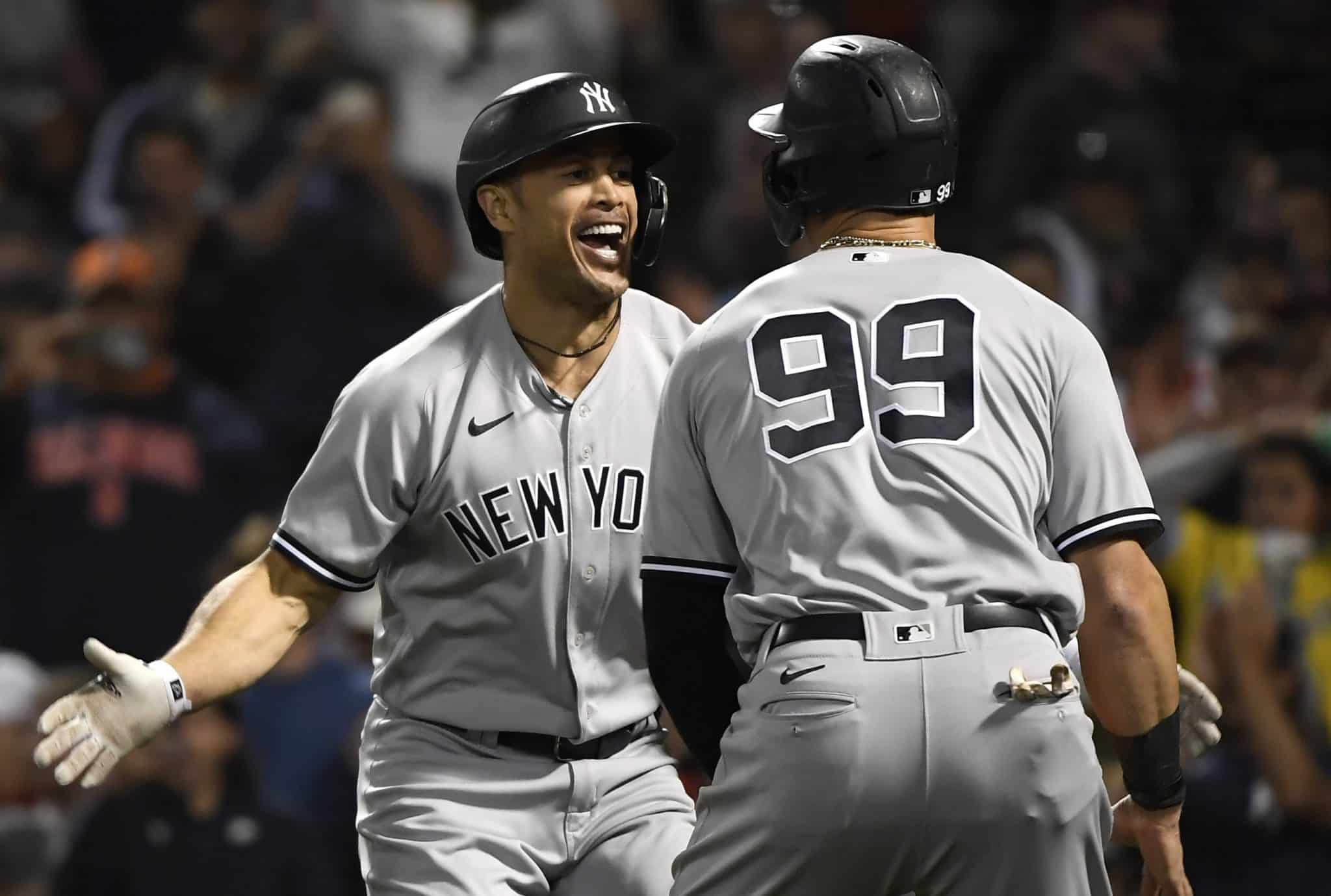 2021 New York Yankees vs. Chicago White Sox in Dyersville, Iowa - Game-Used  1919 Throwback Jersey - Aaron Judge - Size 48