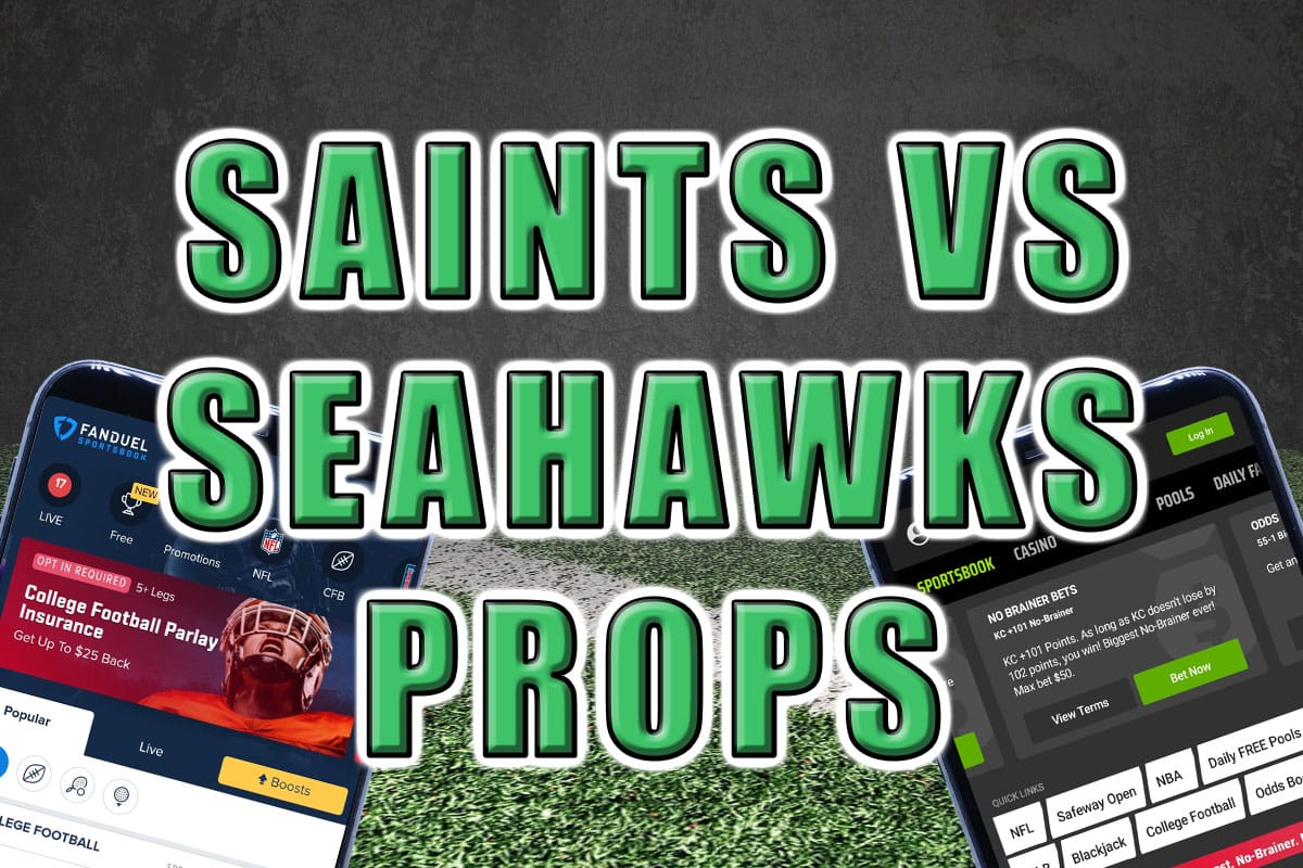 saints seahawks props