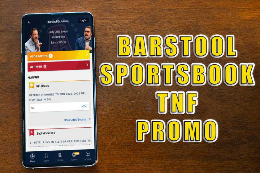 Barstool Sportsbook TNF Bonus for PatriotsFalcons