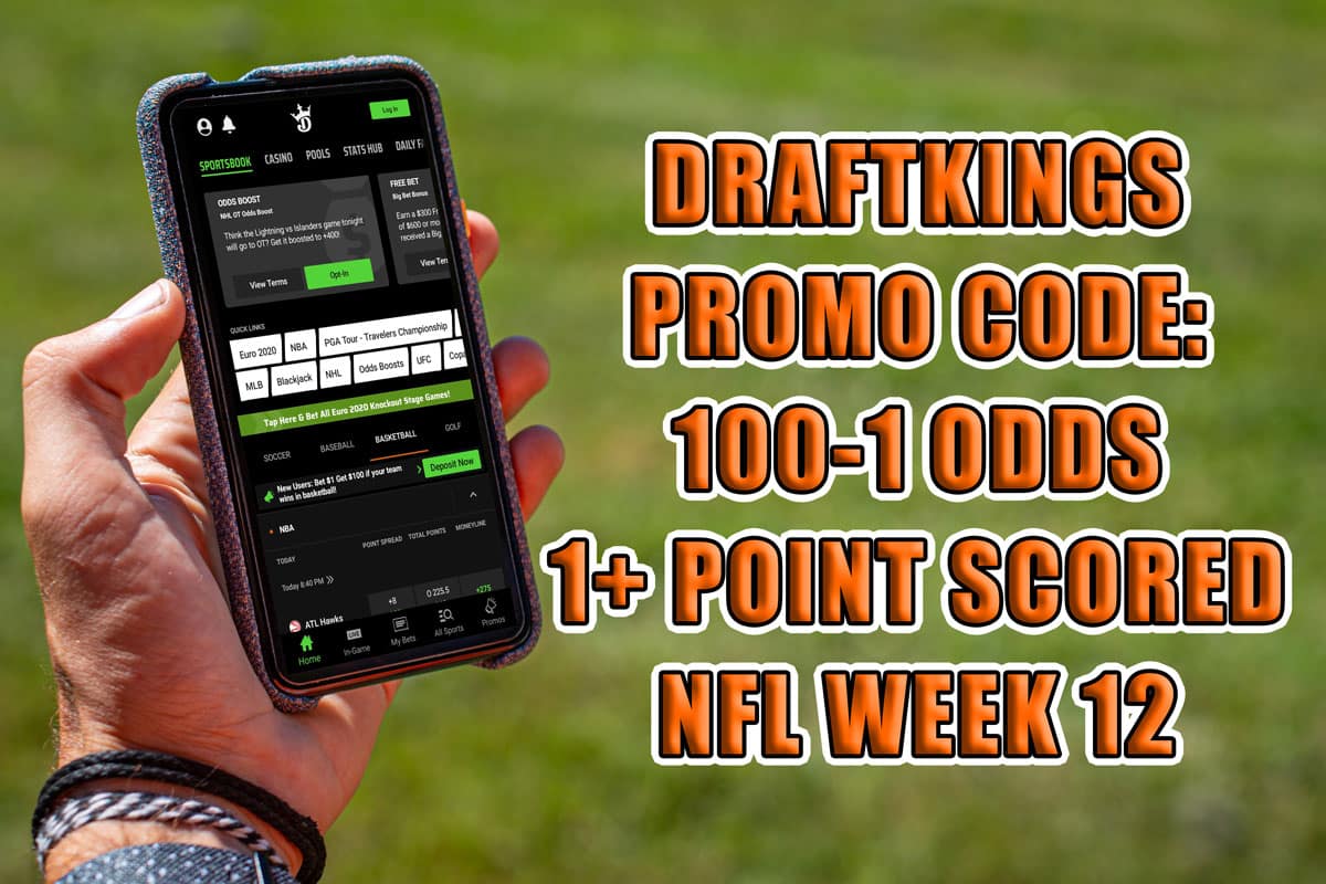 DraftKings Sportsbook Promo Code: $100 Bonus for NFL Week 12