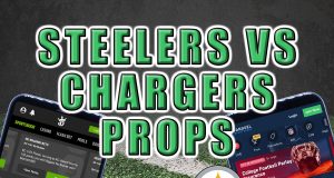 steelers chargers player props