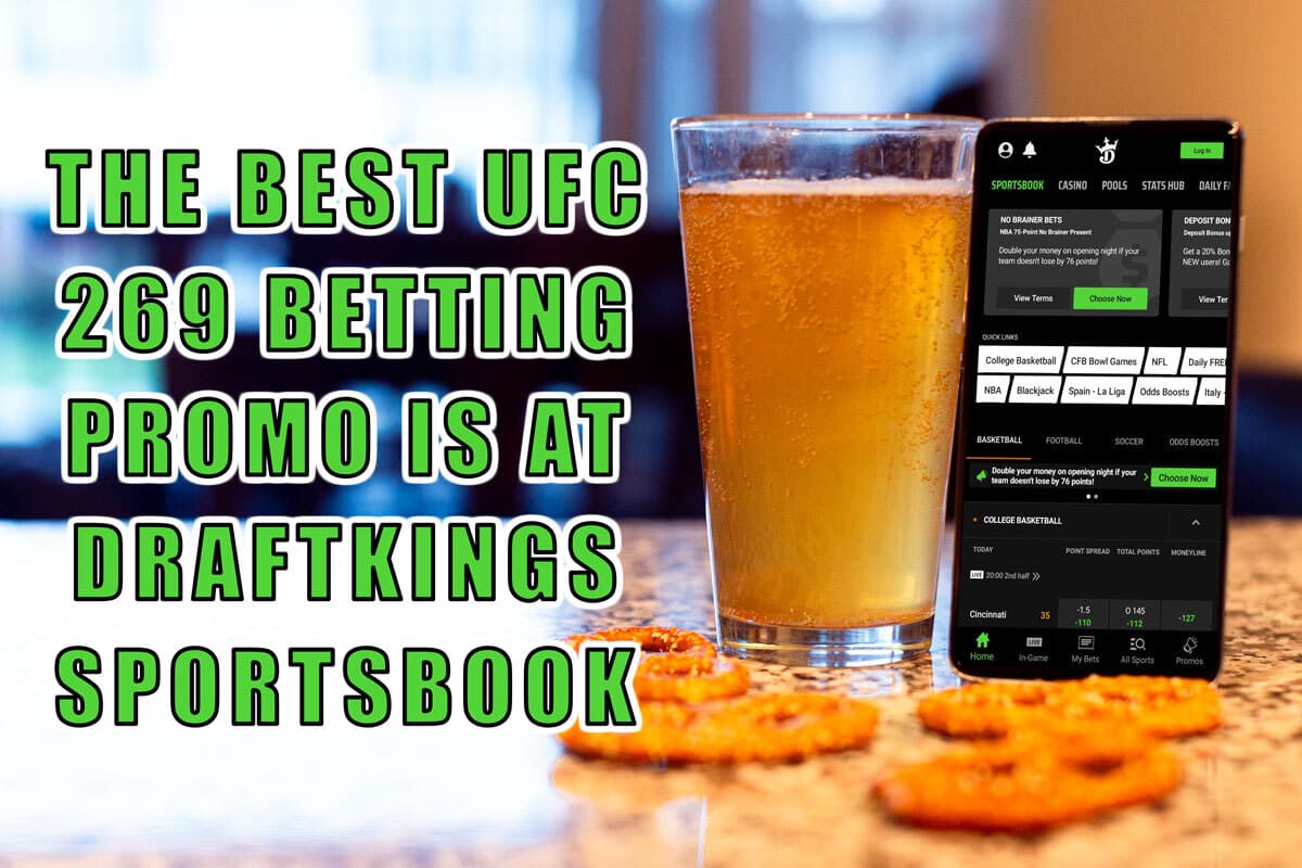 draftkings sportsbook promo code ufc 269