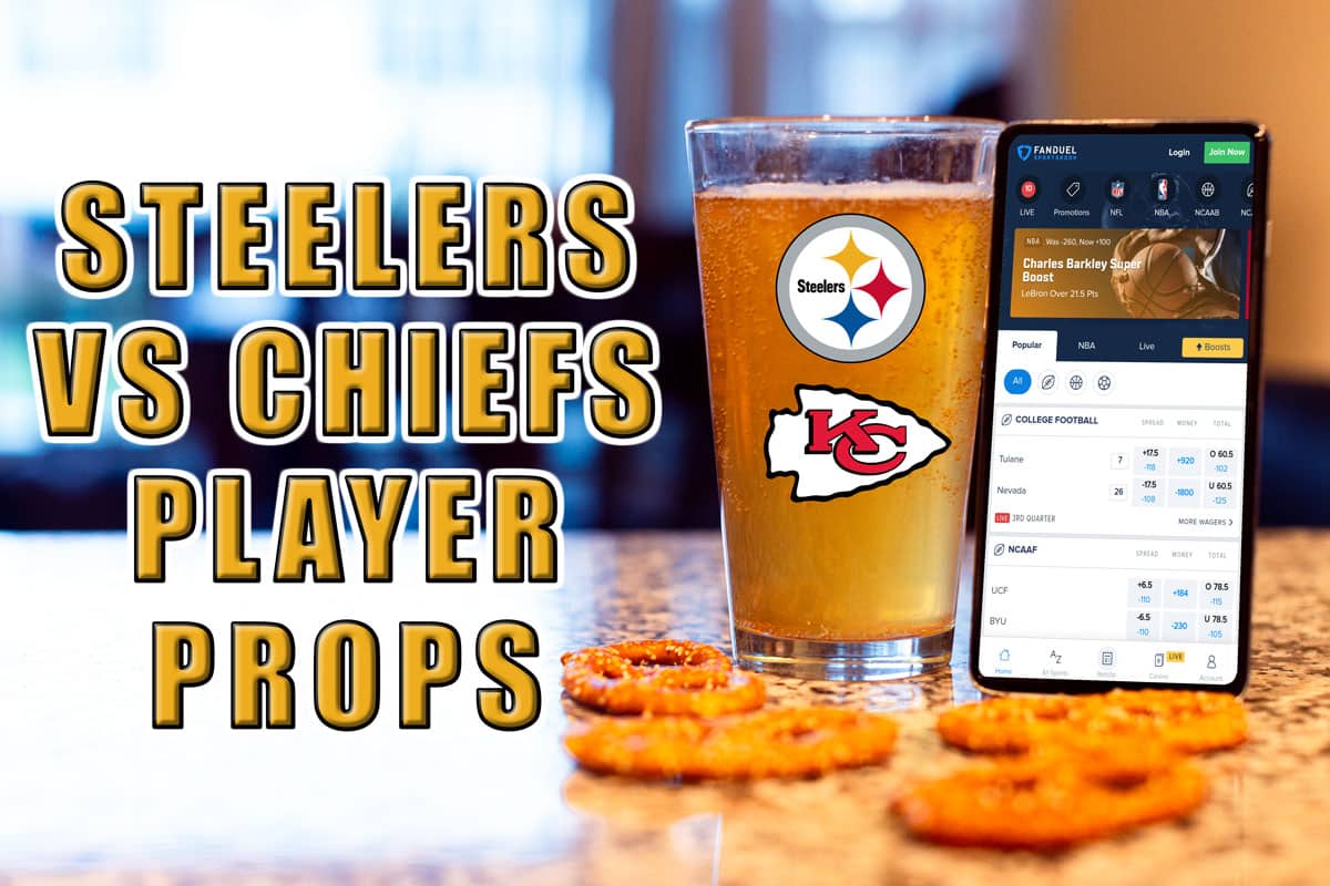 chiefs steelers player props