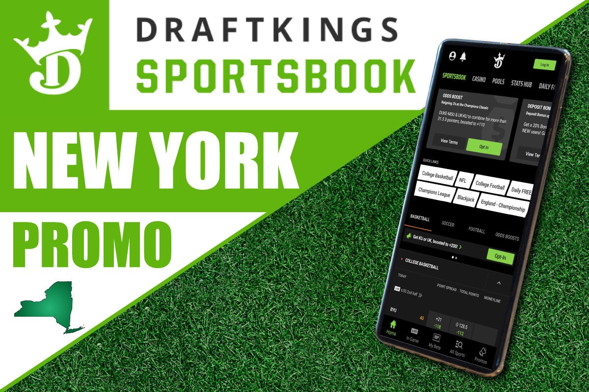 DraftKings NY Promo Code Has Super Bowl 56-1 Odds, $10M Free Bets, Props