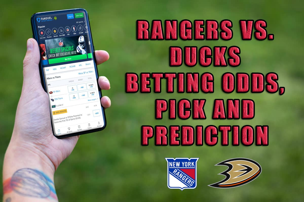 Rangers vs. Ducks Betting