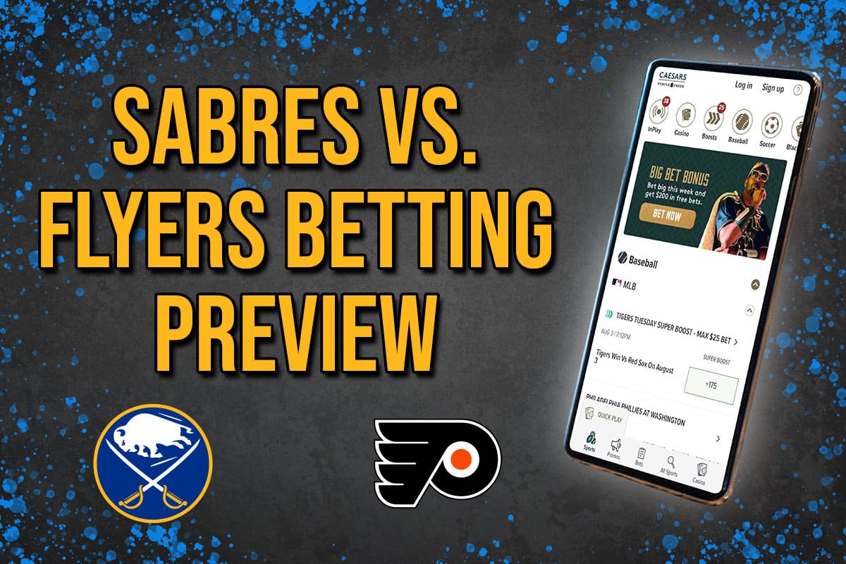 Sabres vs. Flyers betting