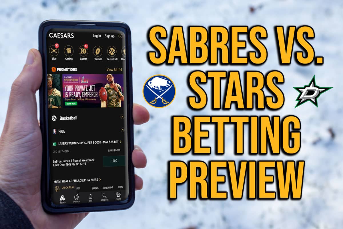 Sabres vs. Stars betting